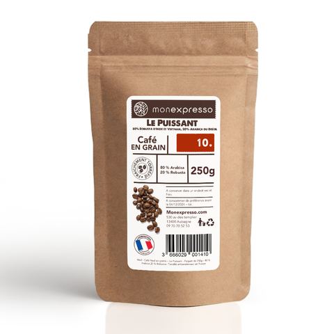 Café en grain - Mélange Le Puissant 250g