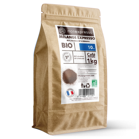 Café Moulu Bio Mélange Expresso 1Kg