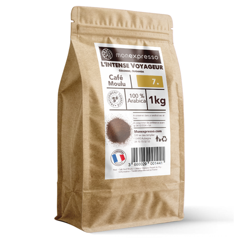 Café Moulu L’Intense Voyageur 1Kg