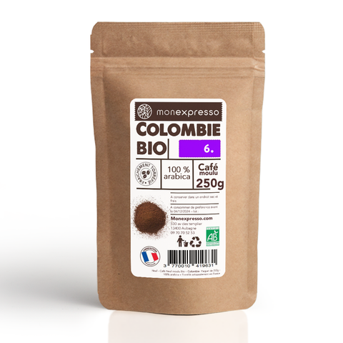 Colombie Bio - Café moulu 250g