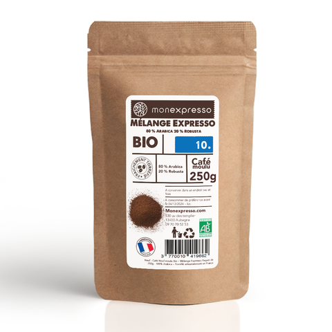 Mélange Expresso Bio - Café moulu 250g