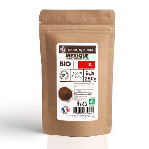 Mexique Bio Equitable Bird Friendly Label - moulu 250g