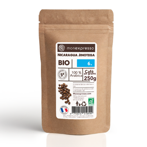 Nicaragua Jinotega Bio - Café en grains 250g