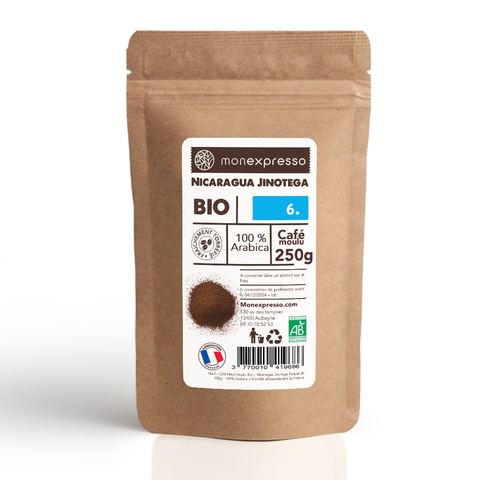 Nicaragua Jinotega Bio - Café moulu 250g