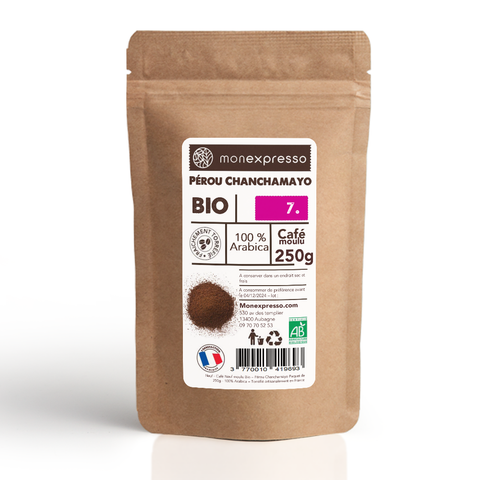 Pérou Chanchamayo Bio - Café moulu 250g